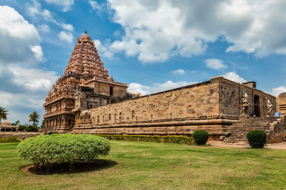 Brihadisvara 사원, Gangaikonda Cholapuram Gangai Konda Cholapuram 사원은 위대한 살아있는 Chola 사원 중 하나입니다. 타밀나두, 인도