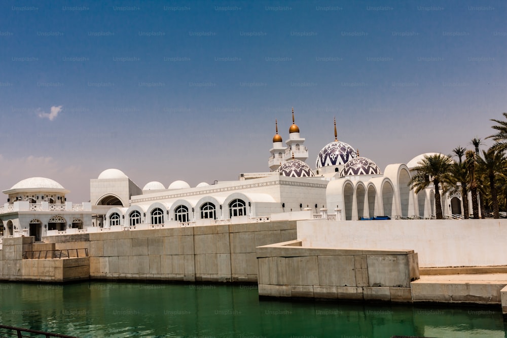 The Mosque is the spiritual center of the KAUST community. It is constructed of white marble. The courtyard space around the mosque offers a communal gathering site.