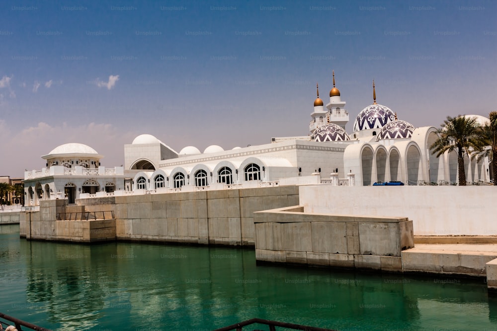 The Mosque is the spiritual center of the KAUST community. It is constructed of white marble. The courtyard space around the mosque offers a communal gathering site.