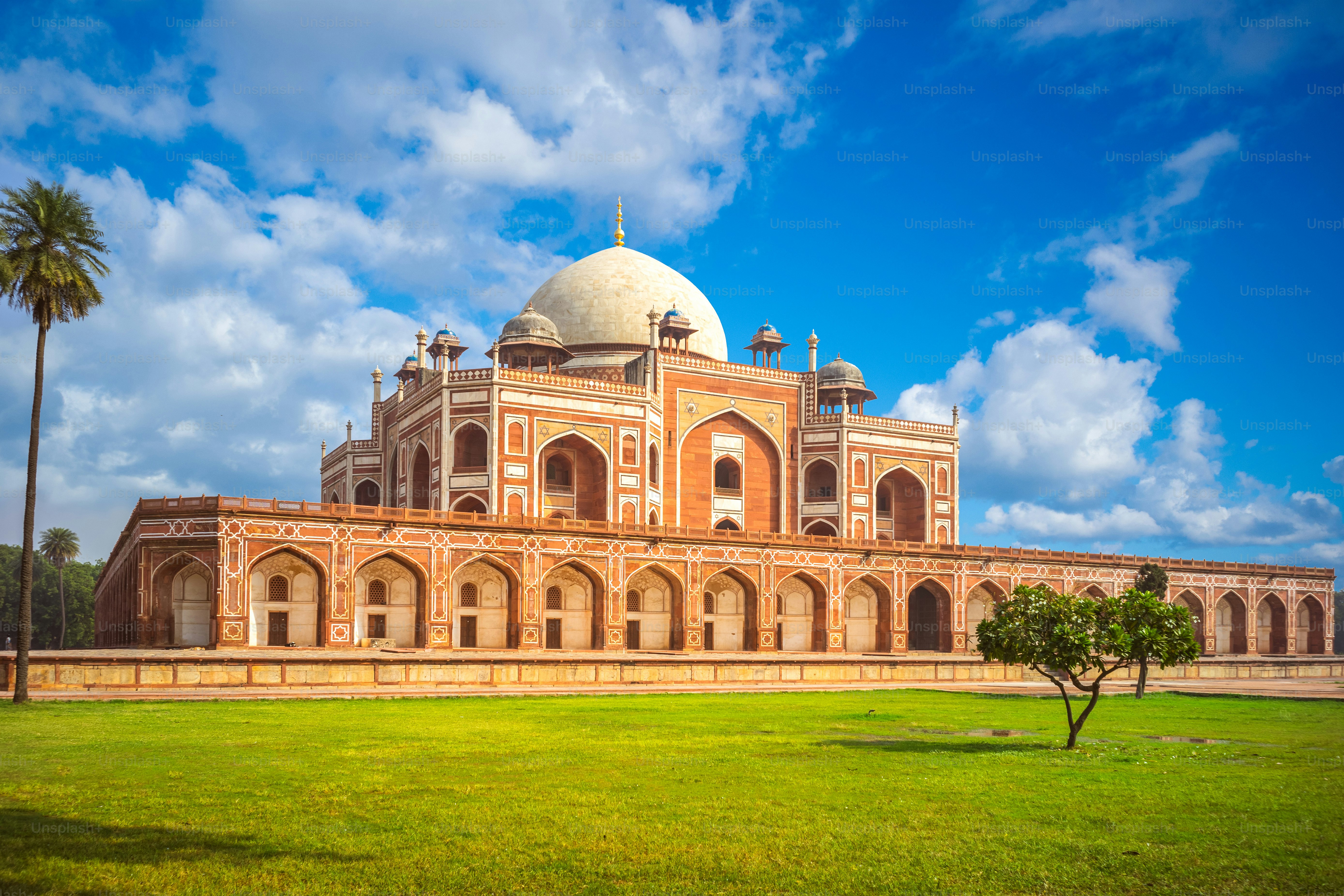 Tomba di Humayun a Nuova Delhi, India
