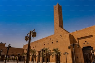 One of the biggest mosques of the Saudi capital city