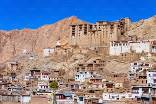 El Palacio de Leh es un antiguo palacio real en la ciudad de Leh en Ladakh, al norte de la India