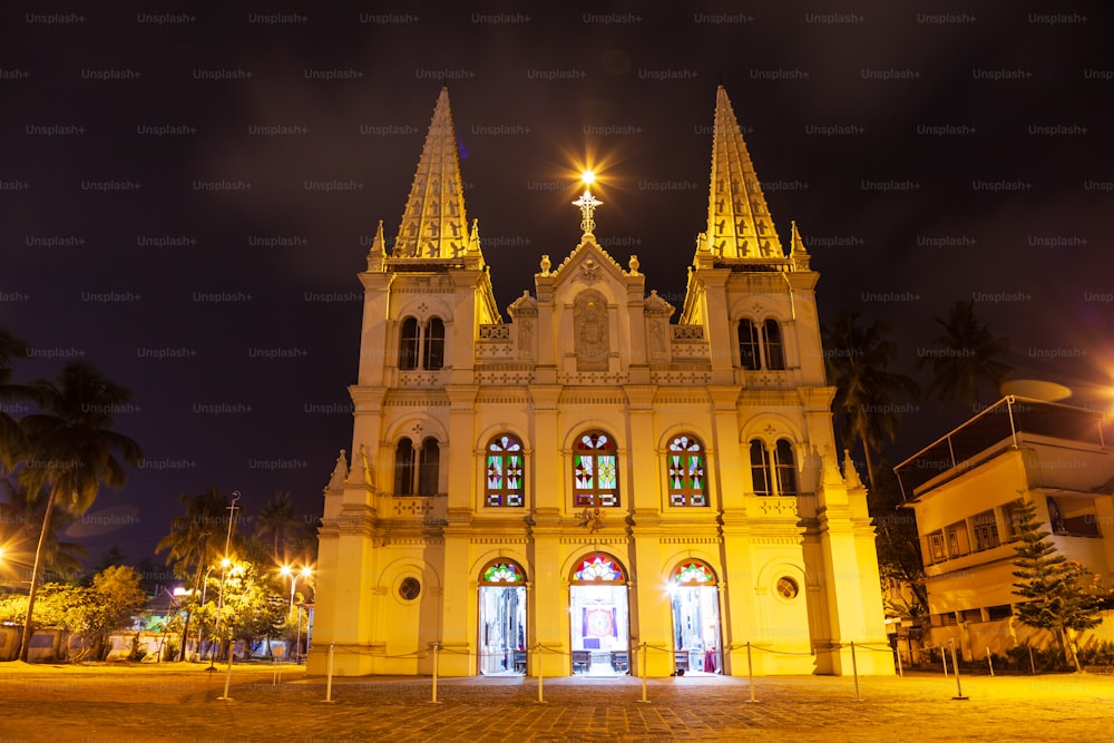 Santa Cruz Basilica or Roman Catholic Diocese of Cochin church located in Fort Kochi in Cochin, India