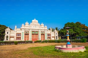 Jayachamarajendra or Jaganmohan Art Gallery in the centre of Mysore city in India