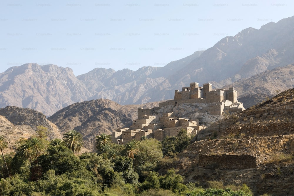 The village of Thee Ain in Al-Baha, Saudi Arabia is a unique heritage site that includes old archaeological buildings