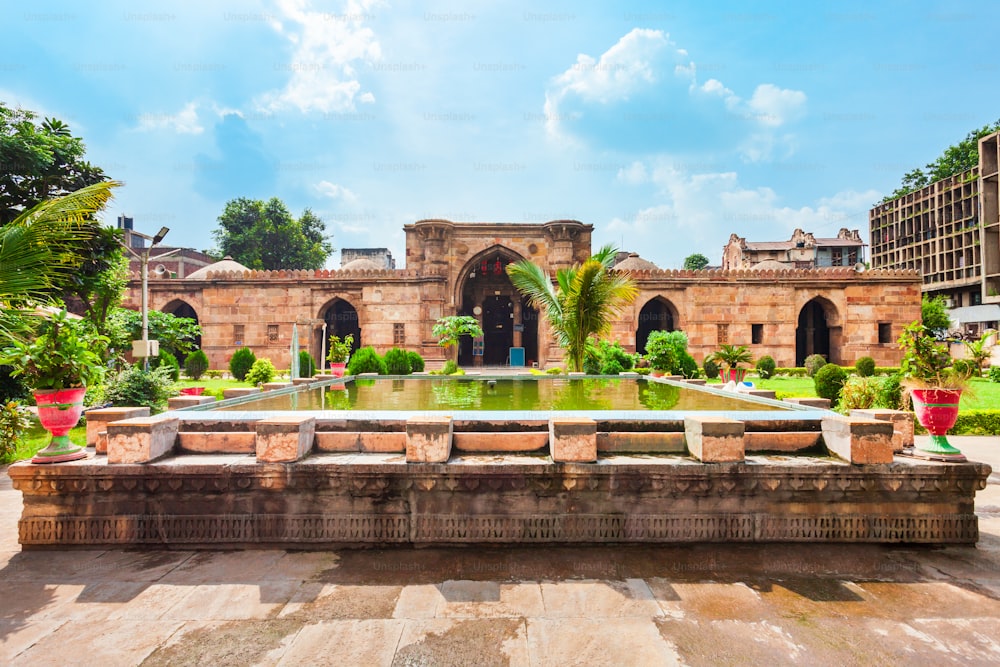 Ahmedshah Masjid or Sultan Ahmed Shah Mosque in the city of Ahmedabad, Gujarat state of India