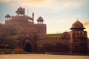 Lahori Gate of red fort, Lal Qila, in old delhi, india