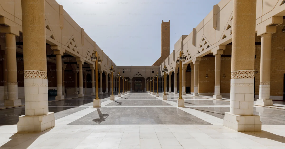 Imam Turki bin Abdullah Mosque near Dira Square in downtown Riyadh in ...