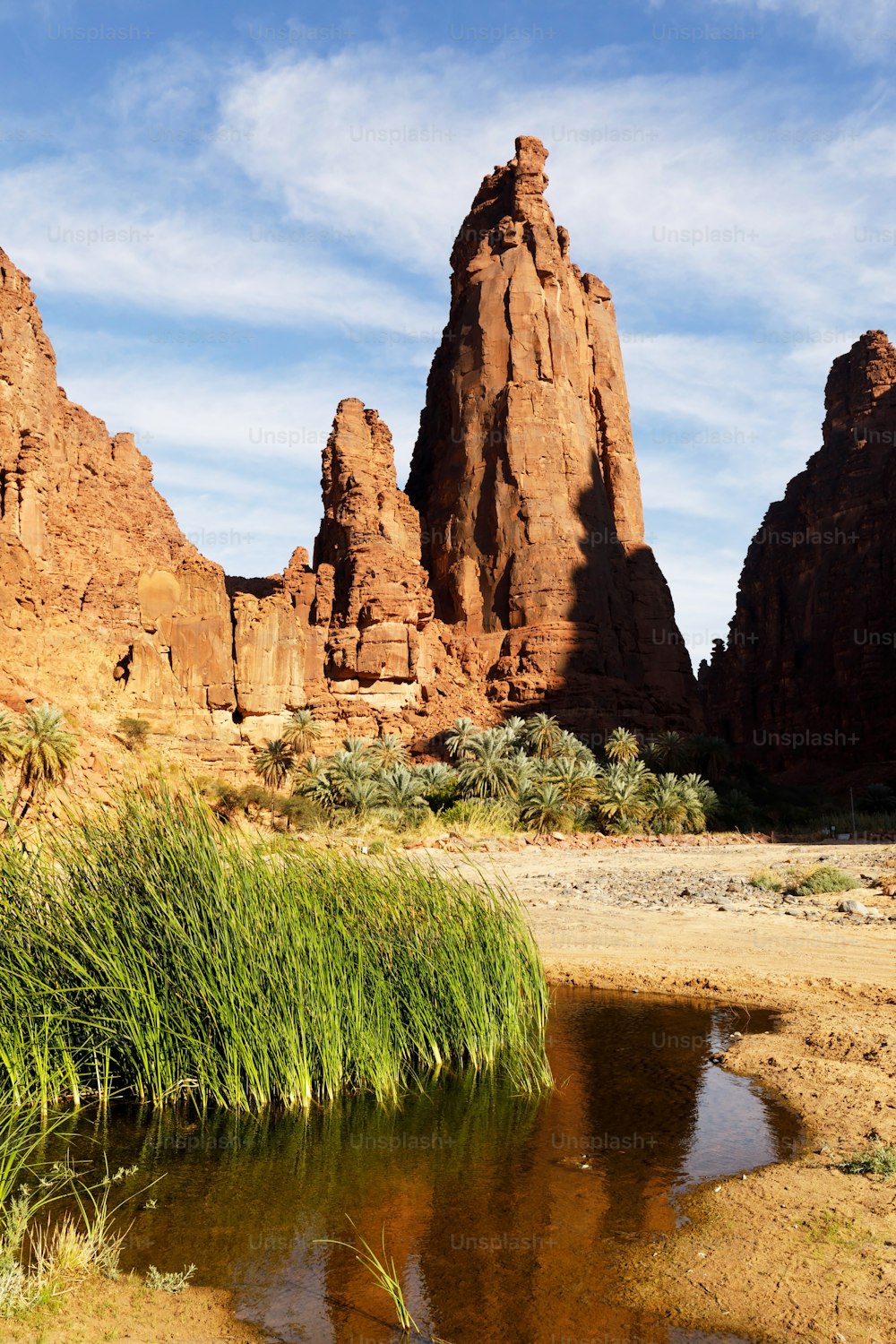 Wadi Disah, also known as Wadi Qaraqir, is a 15 kilometer long canyon running through the Jebel Qaraqir, a sandstone massif lying about 80 kilometers south of the city of Tabuk in Saudi Arabia