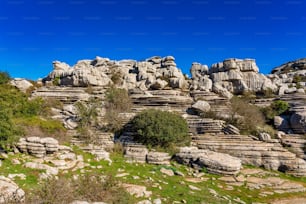 The rocks unique shape is due to erosion that occurred 150 million years ago during the Jurassic age, when the whole mountain was under sea water. Torcal de Antequera