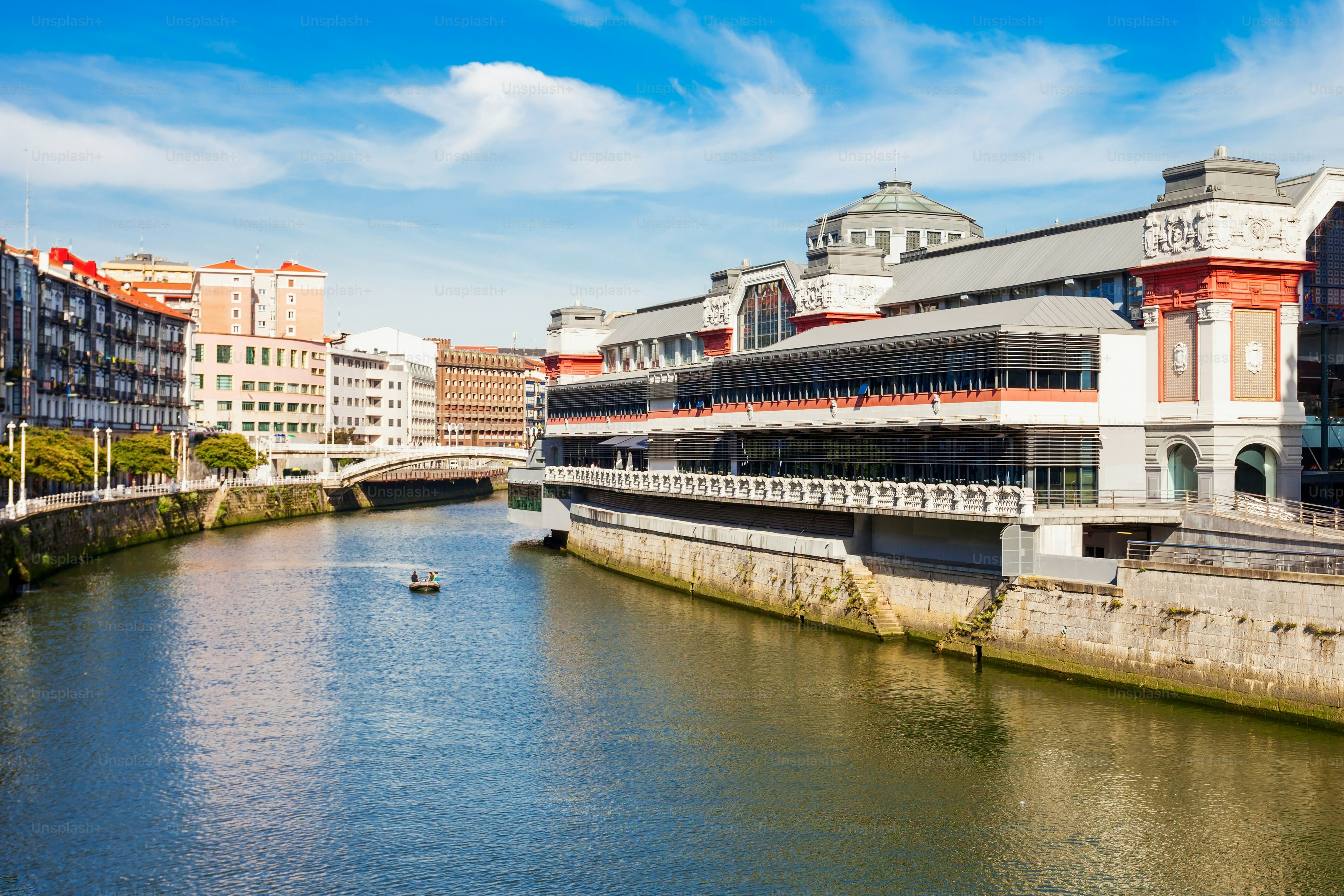 El Mercado de la Ribera es un mercado de abastos situado en Bilbao, capital de la provincia vasca de Viscaya, en el norte de España