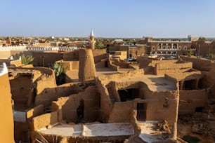 Ushaiqer Heritage Village is a preserved example of the traditional Arab mud brick architecture and a popular tourist destination.