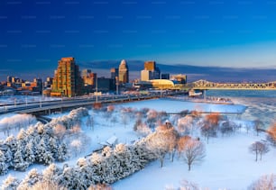 Une belle photo de Louisville pendant l’hiver