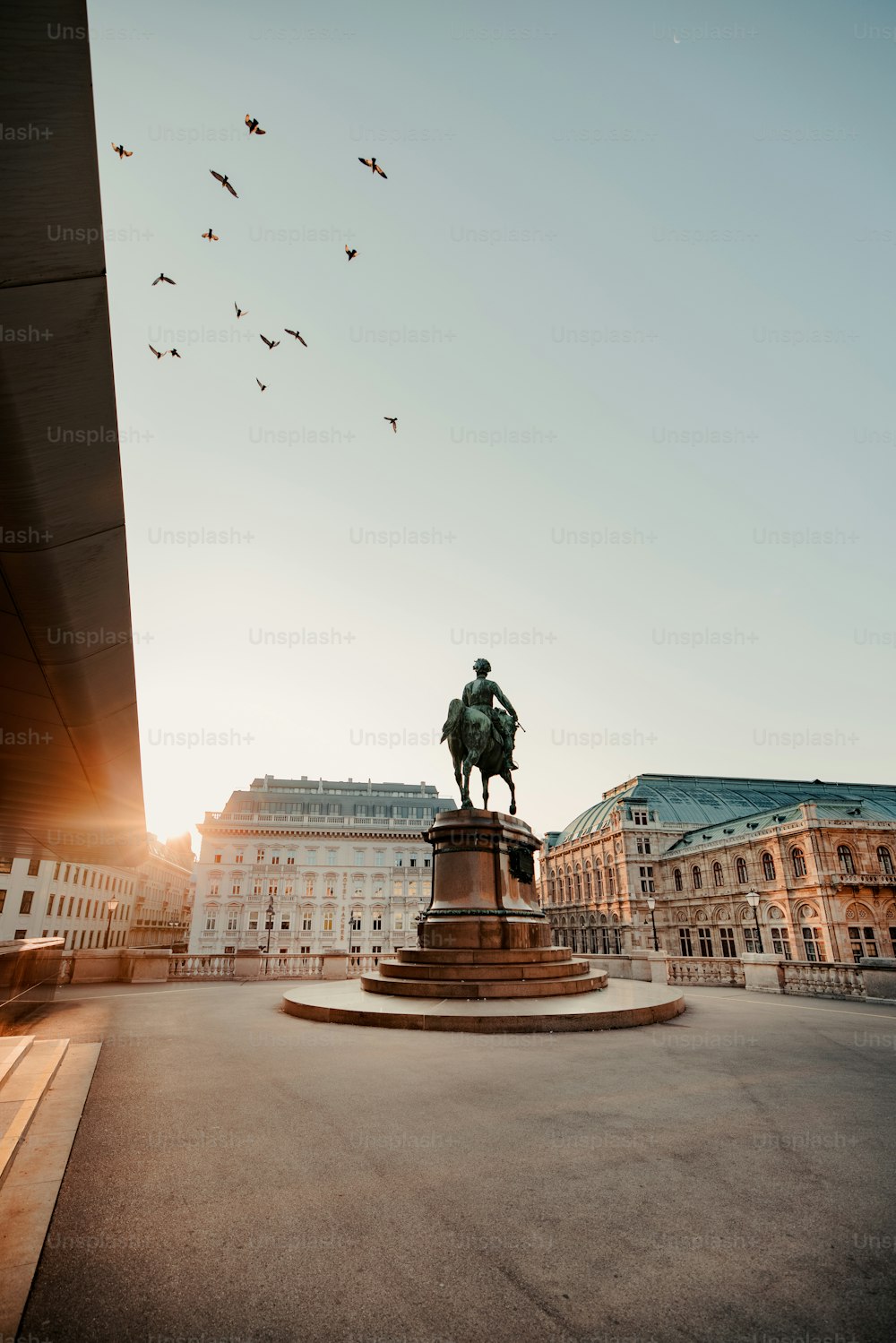 A beautiful shot of Albertina in Vienna Austria