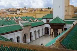モロッ�コのフェズにあるアルカラウィインモスクと大学