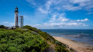 A scenic view of a seascape in Queenscliff town, Melbourne Australia