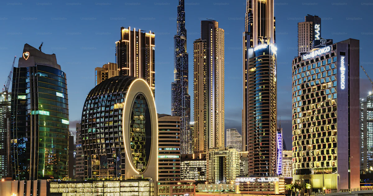 DUBÁI, Emiratos Árabes Unidos – 08 de noviembre de 2021: Un fascinante ...