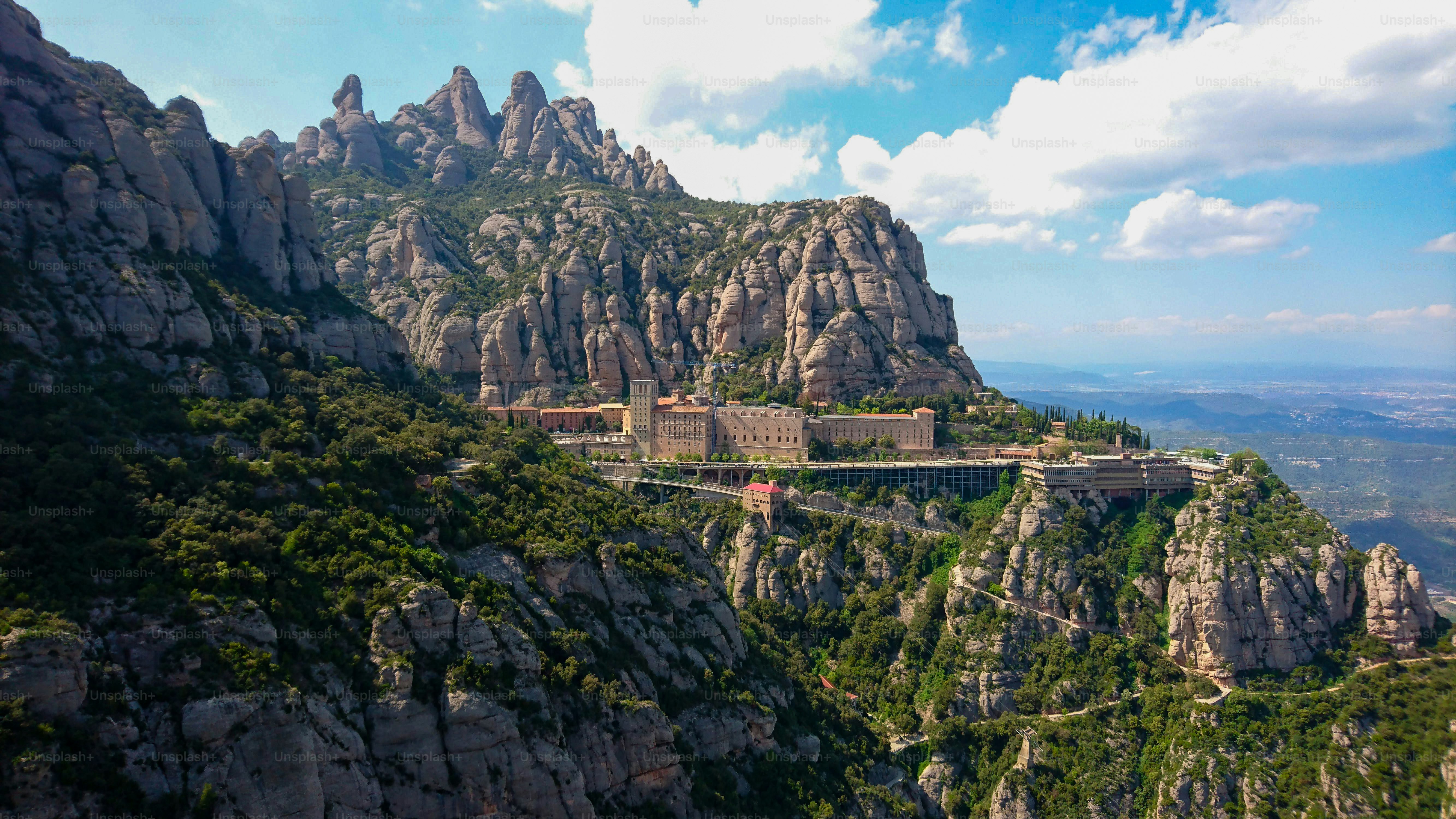 The observation deck called Creu de Sant Miquel in Spain