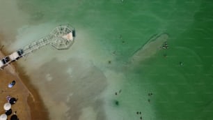 ein schönes Bild des Toten Meeres aus dem Dji mini 2 4K-Foto