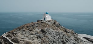 The Church of the Seven Martyrs in Sifnos, Greece.