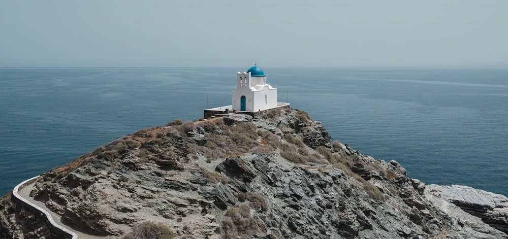 The Church of the Seven Martyrs in Sifnos, Greece.