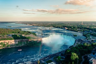 A mesmerizing view of Niagara falls