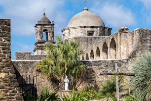 Die Mission San Jose wurde 1720 gegründet und gehört zum UNESCO-Weltkulturerbe in San Antonio, Texas.