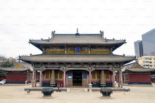 O templo budista de Hohhot, templo dos cinco pagodes na Mongólia Interior, Hohhot, China
