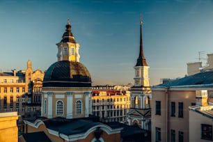 A Igreja do Santo Justo Simeão e Ana, a Profetisa, São Petersburgo, Rússia