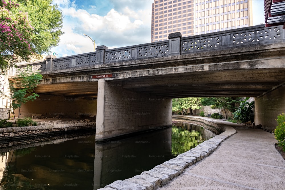 A bridge over river in  San Antonio
