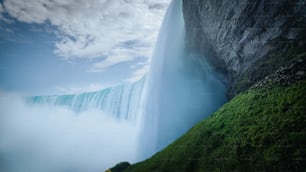 The Horseshoe Falls from a unique viewpoint on the Canadian side.