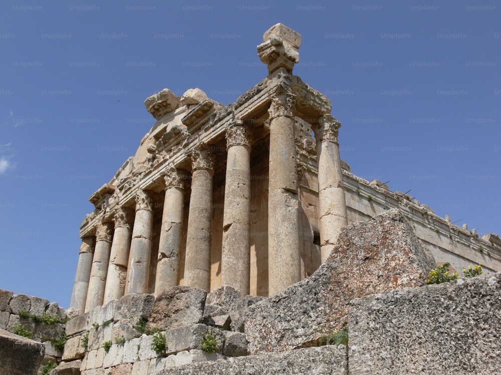 Tempel des Jupiter und des Bacchus im Libanon