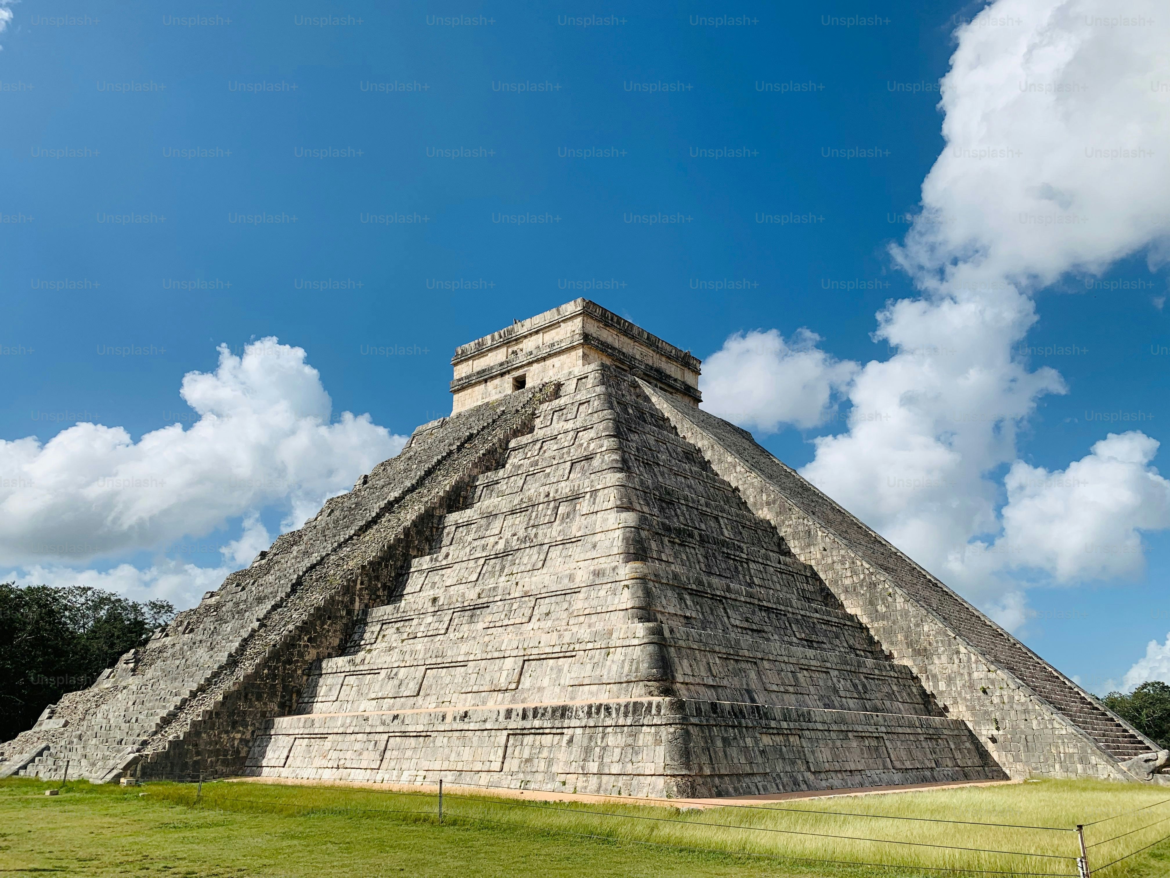 An enchanting Mayan pyramid in Cancun, Mexico.