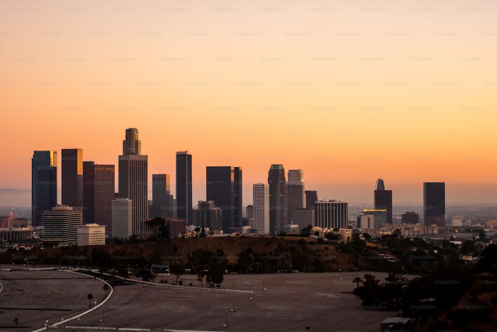 HD wallpaper: Los Angeles, city, sky, lights, city lights, pink,  observatory