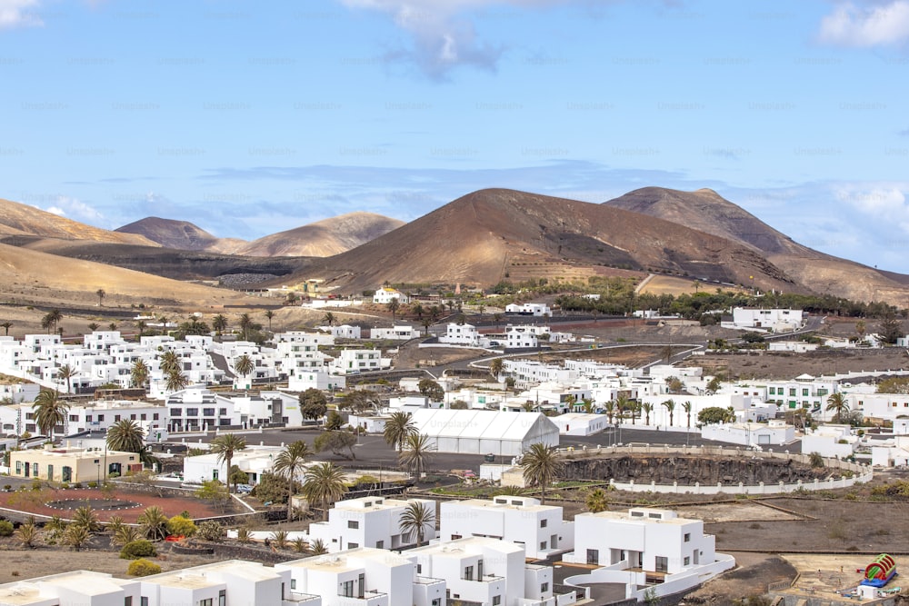 Village Uga on Canary Island Lanzarote, Spain