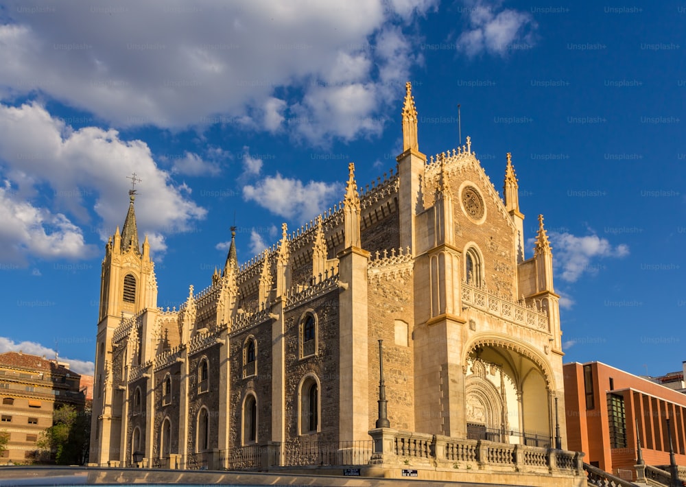Iglesia de San Jerónimo el Real en Madrid, España