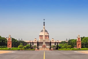 Rashtrapati Bhavan é a casa oficial do presidente da Índia