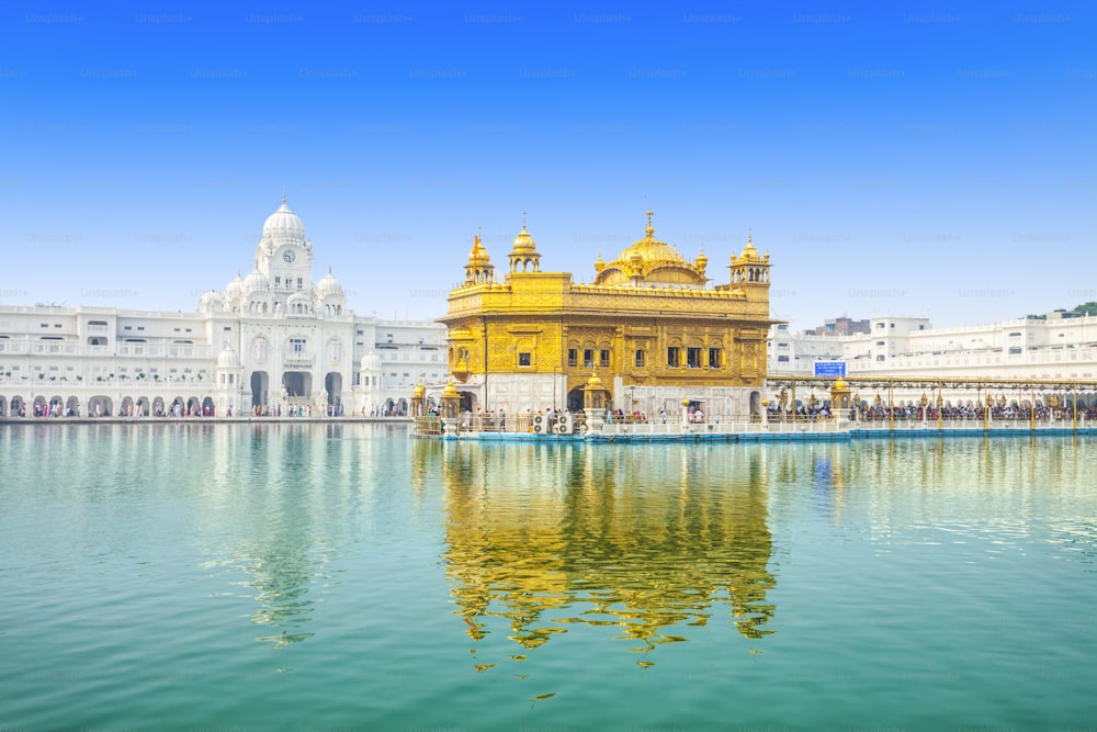 Golden Temple (Harmandir Sahib) in Amritsar, Punjab, India