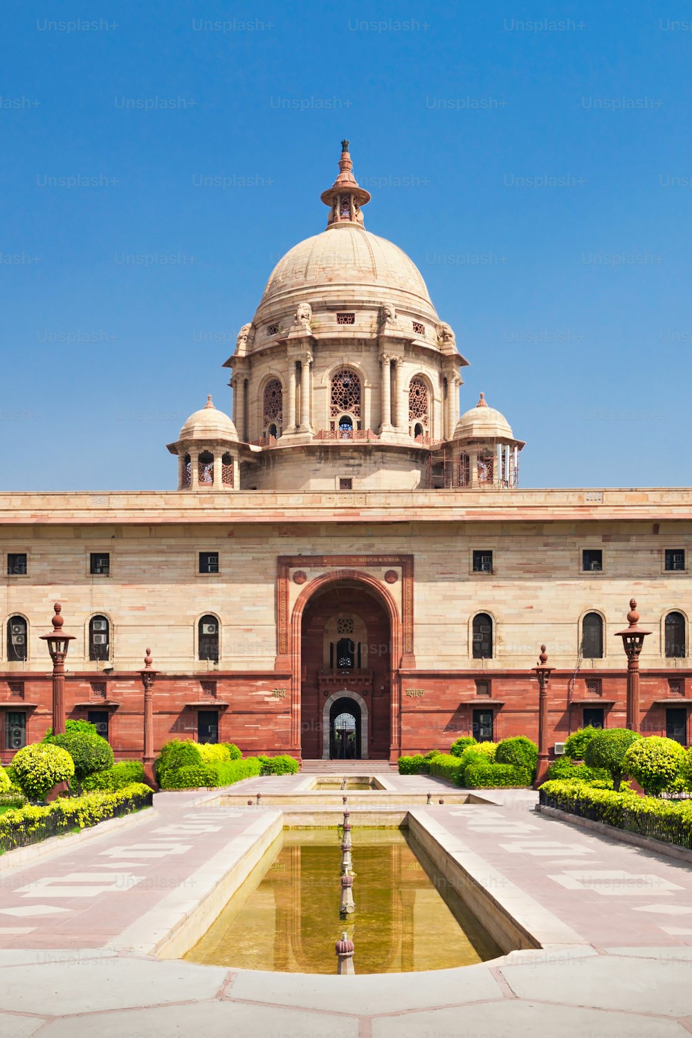 Rashtrapati Bhavan est la résidence officielle du président de l’Inde