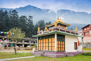 Monastério tibetano em Manali, Himachal Pradesh, Índia