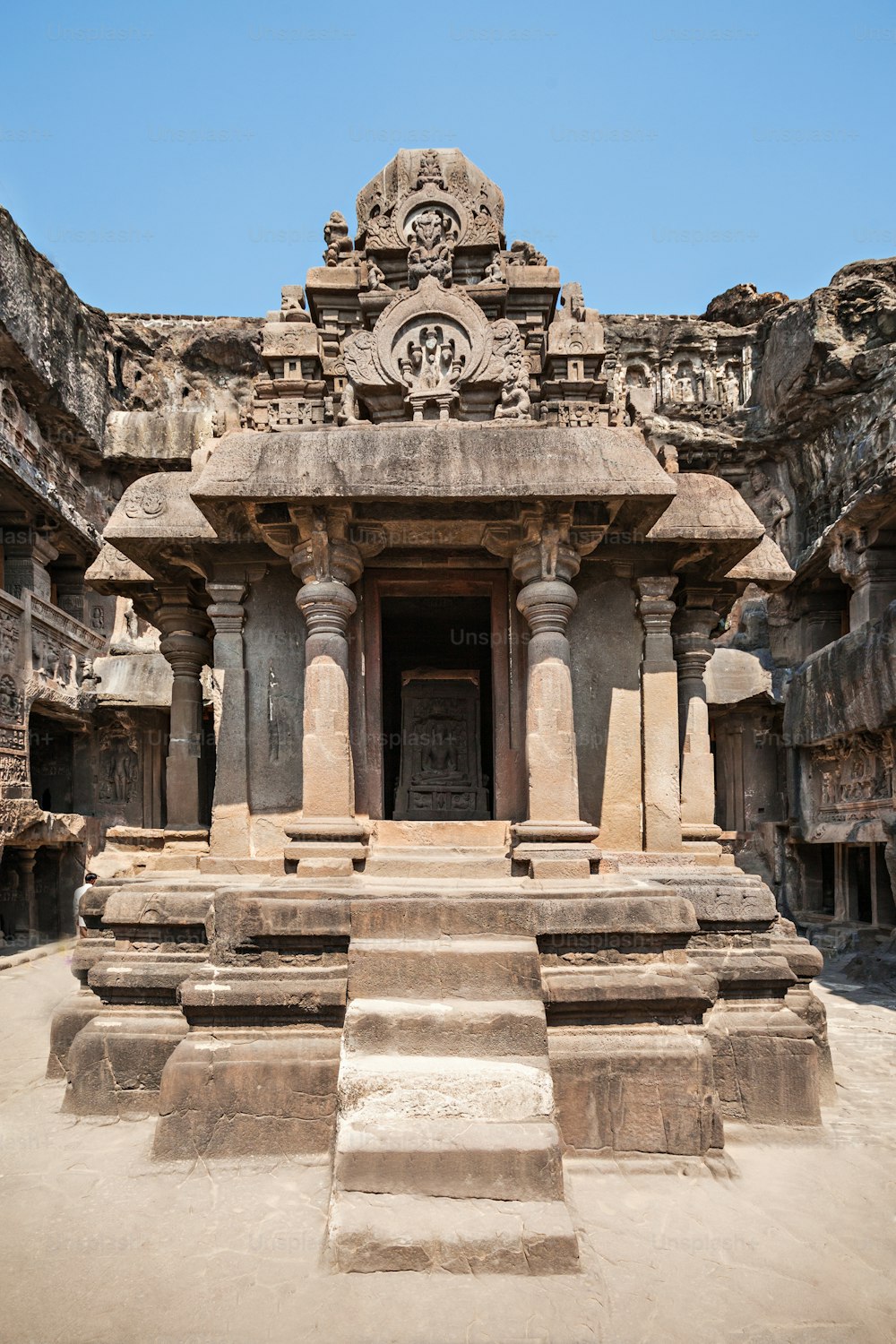 Ellora caves near Aurangabad, Maharashtra state in India