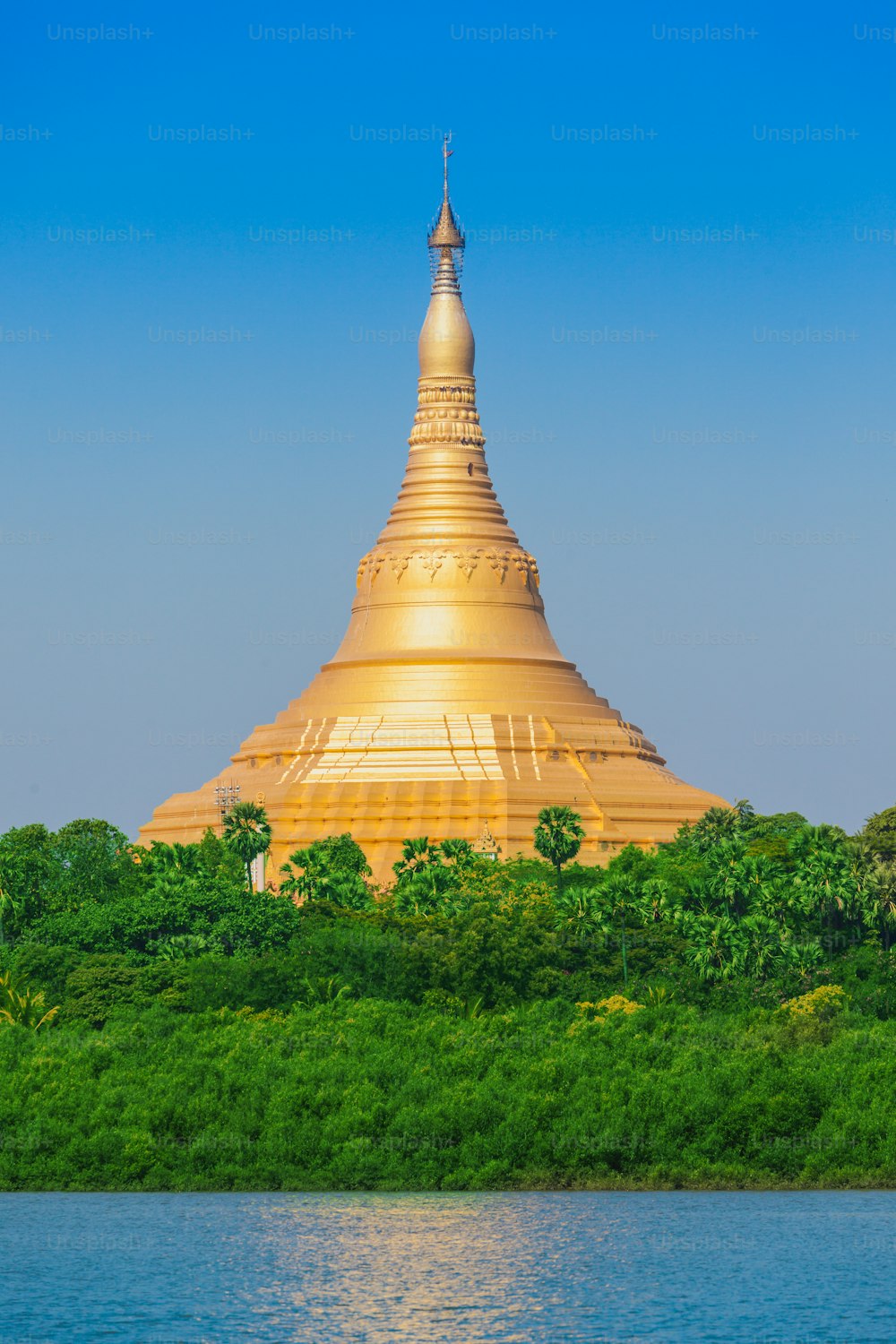 The Global Vipassana Pagoda is a Meditation Hall in Mumbai, India