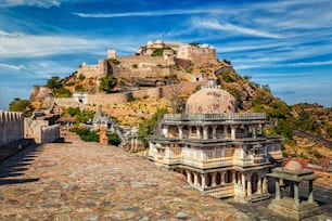 Kumbhalgarh fort indian tourist landmark. Rajasthan, India