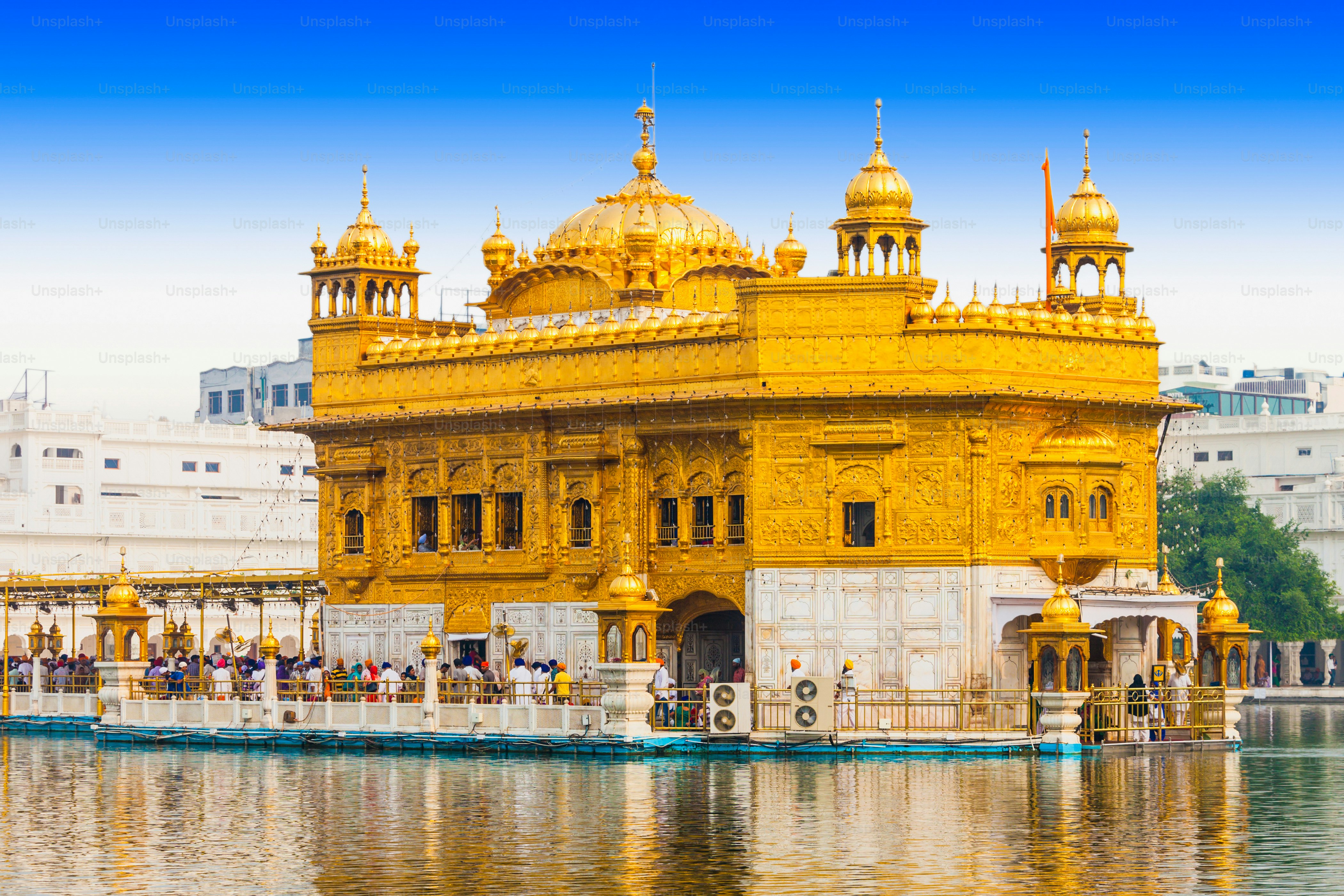 Golden Temple (Harmandir Sahib) in Amritsar, Punjab, India photo