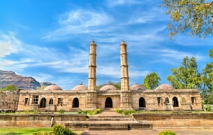Mezquita Sahar Ki en el Parque Arqueológico de Champaner-Pavagadh. Patrimonio de la Humanidad de la UNESCO en Gujarat, India