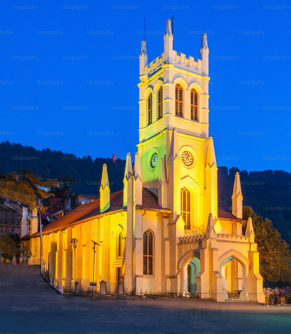 Die Christ Church in Shimla ist die zweitälteste Kirche in Nordindien