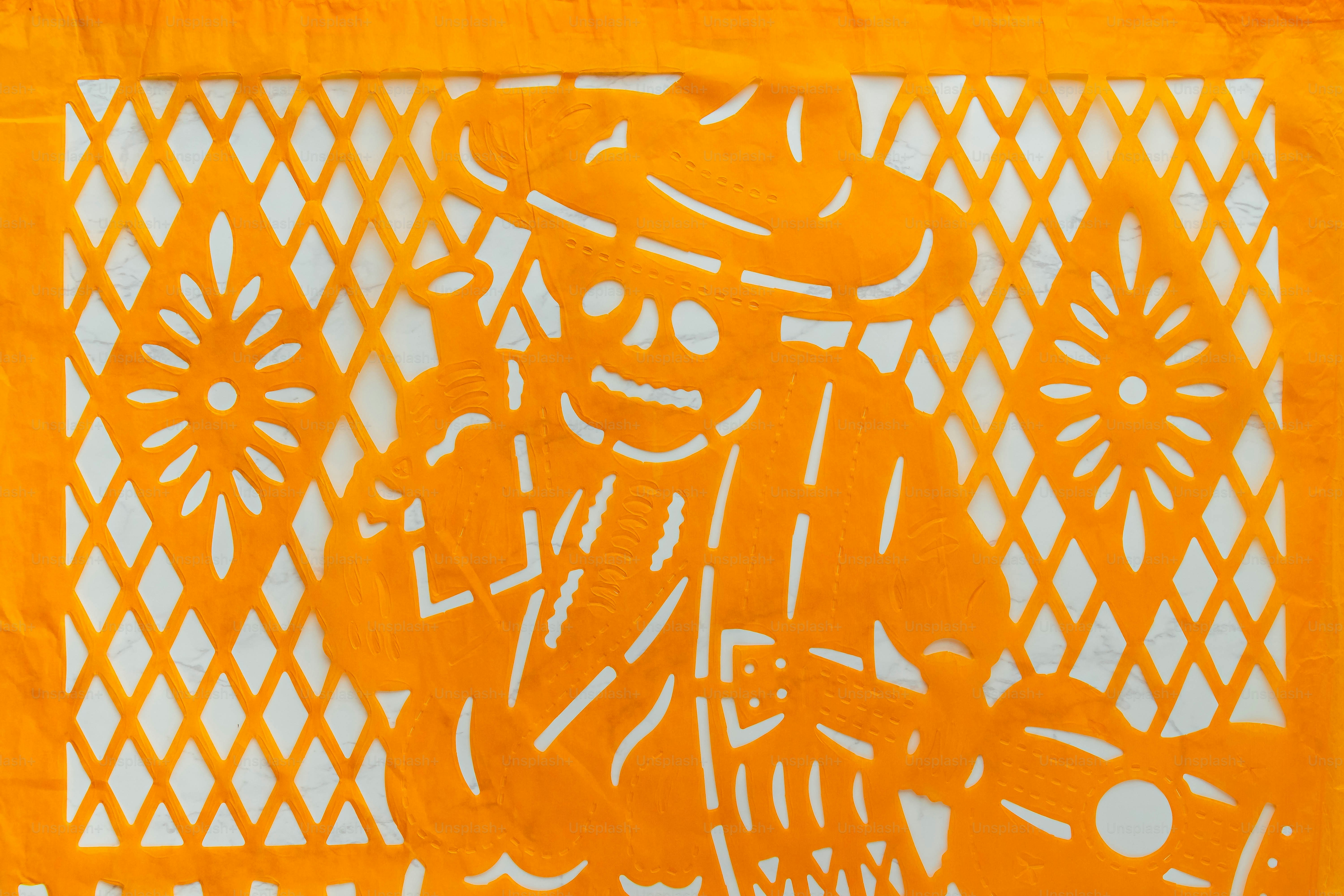 a drawing of a skeleton with a hat and a cane