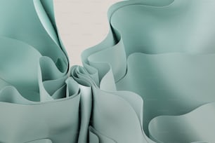 une photo abstraite d’un tissu bleu