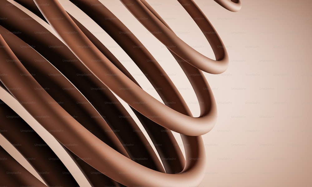 a close up of a bunch of chocolate swirls