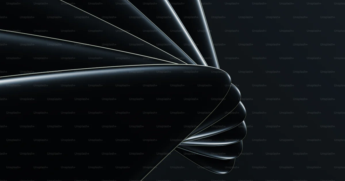 Normal Calendar Design Un fond noir avec un design en forme de spirale - Photo sur Unsplash+